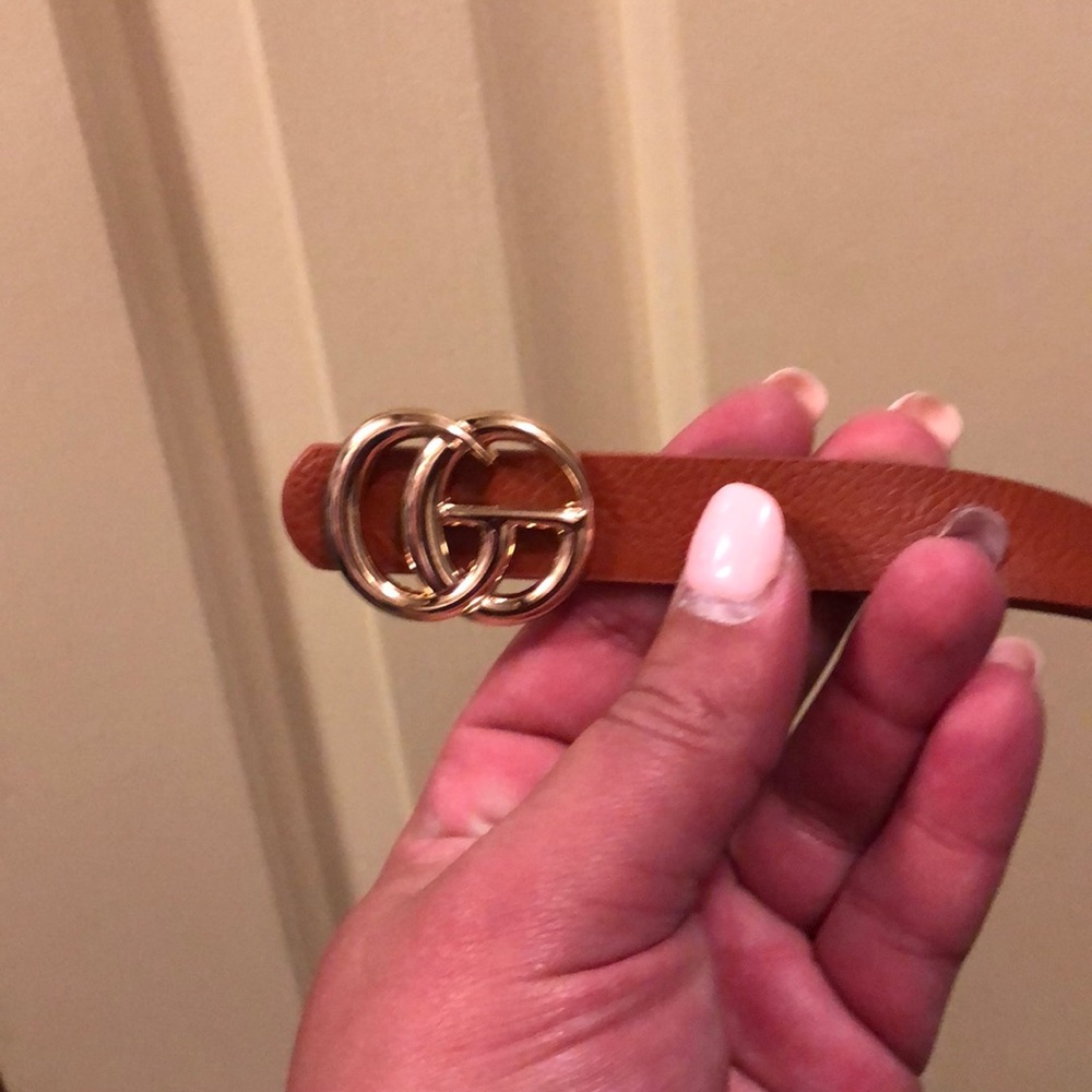 NEW Brown CG belt SKINNY and ONE SIZE